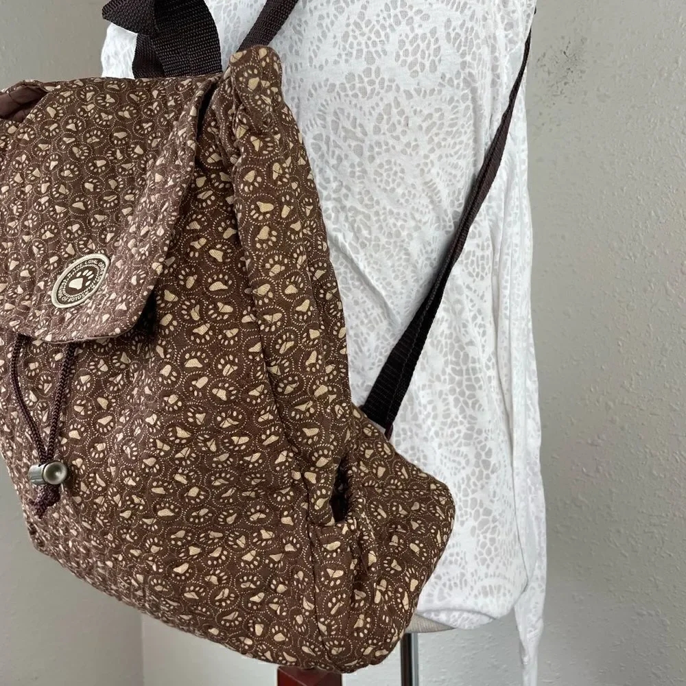 The Loyal Order Friends of Boyds Teddy Bears Collectible Backpack Purse Bag EUC